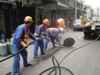 托喀依乡管道清洗